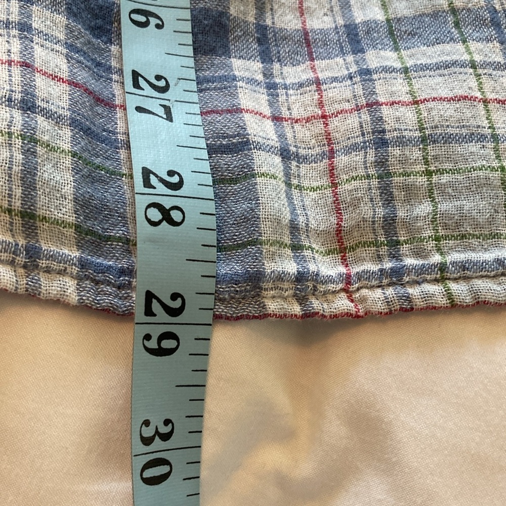 J Jill, 1X, button down, plaid, mandarin collar - Picture 9 of 10
